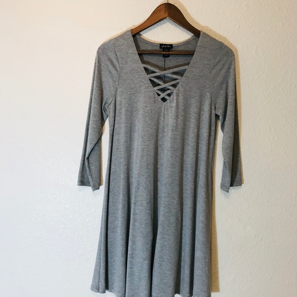 Justify Dresses & Skirts - Justify women gray Dress Long Sleeve size 6